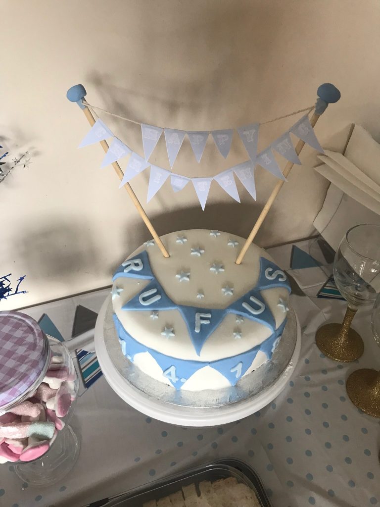 christening cake