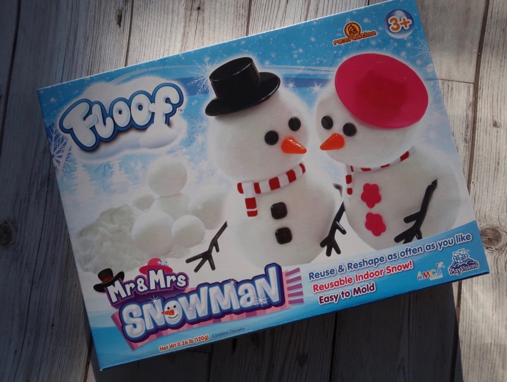 picture of floof mr and mrs snowman set box